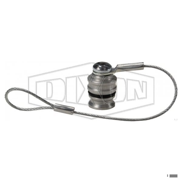 H Series Interchange Dust Plug, 1 in Nominal, Aluminum, Domestic
